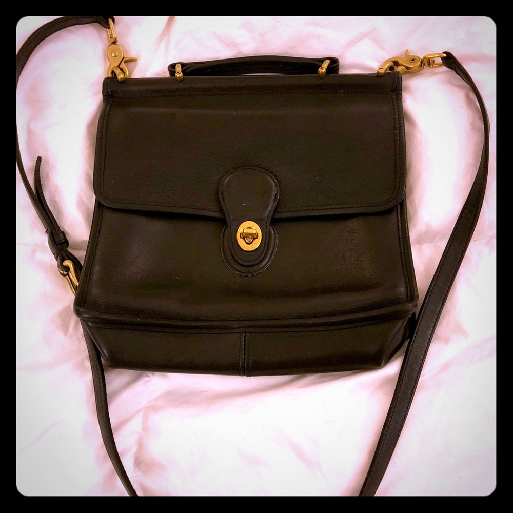 Coach bag excellent shape strap or briefcase wear